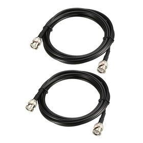 uxcell BNC male connectors front view showing secure connection benefit