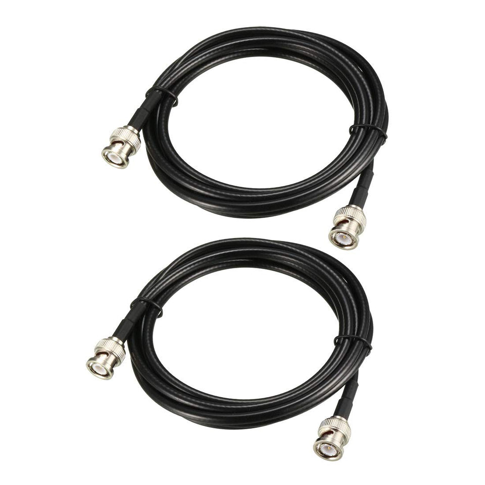 uxcell BNC male connectors front view showing secure connection benefit