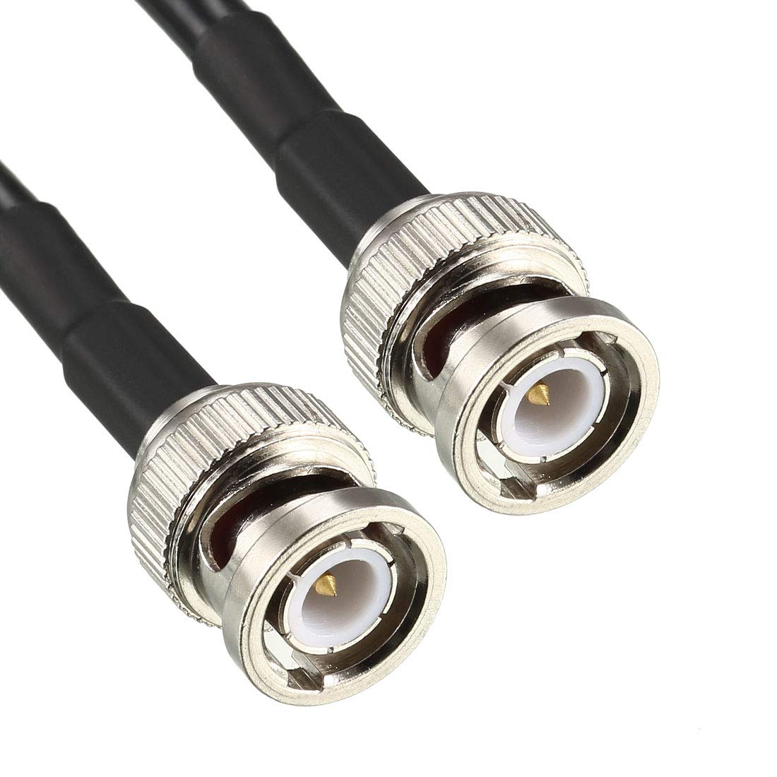 uxcell braided shield cross‑section highlighting high coverage for low noise