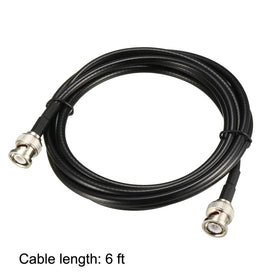 uxcell cable connected to oscilloscope demonstrating reliable test connections