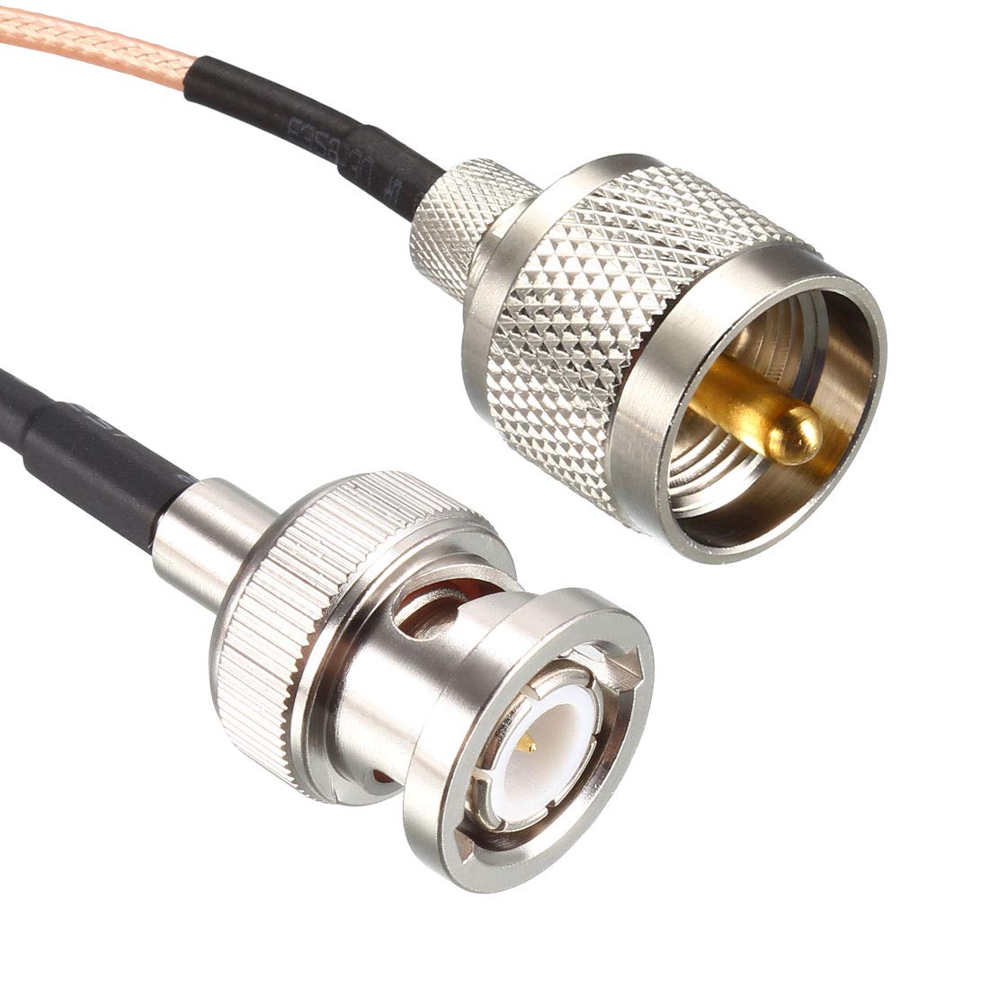 uxcell RG316 cable texture close-up showing flexible jacket and durable handling benefit