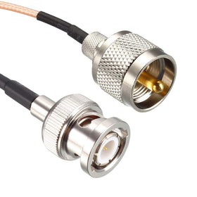 uxcell RG316 cable texture close-up showing flexible jacket and durable handling benefit