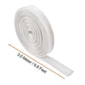 uxcell close-up of alkali-free fiberglass texture highlighting heat resistance