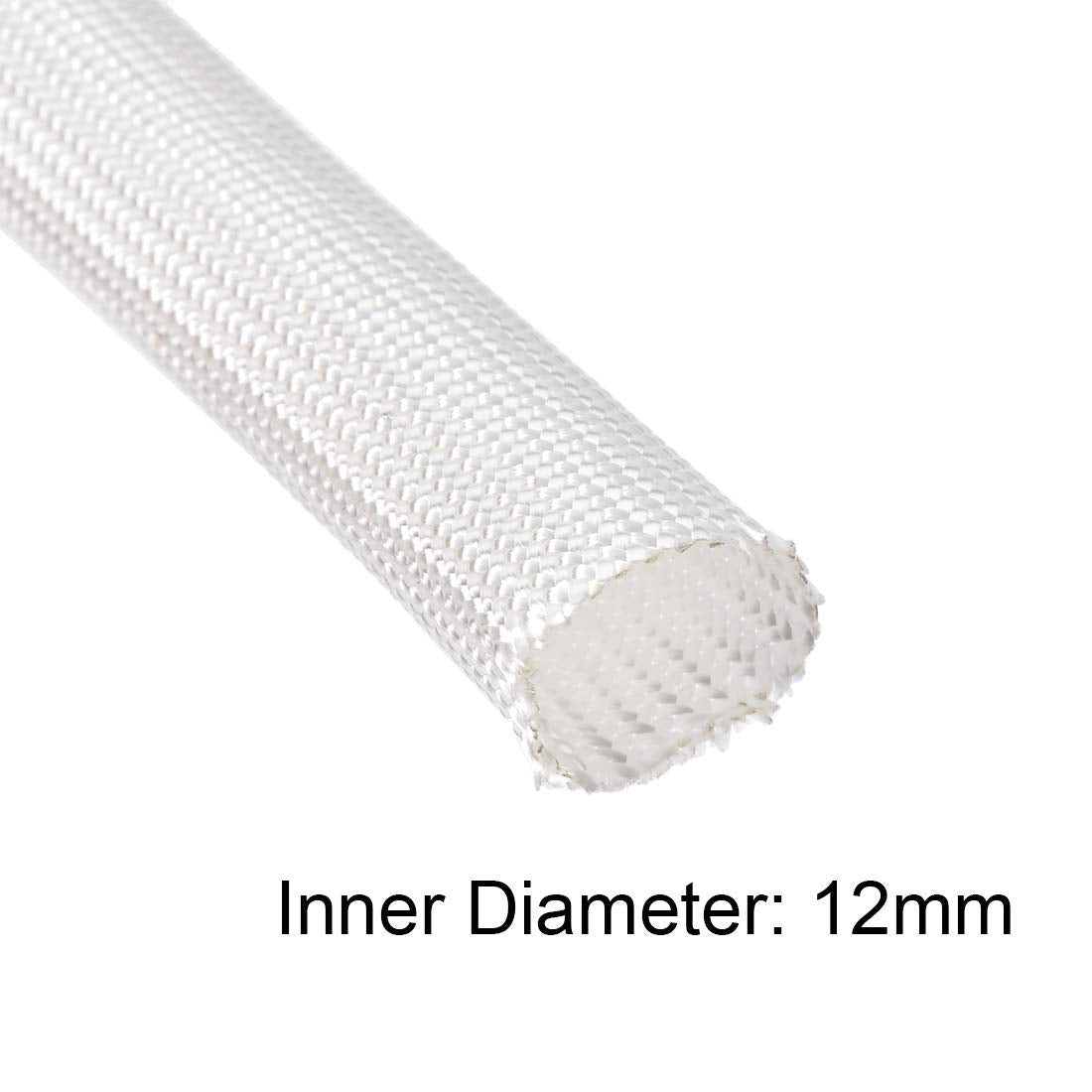 uxcell sleeve beside 12mm ruler showing size for correct fit