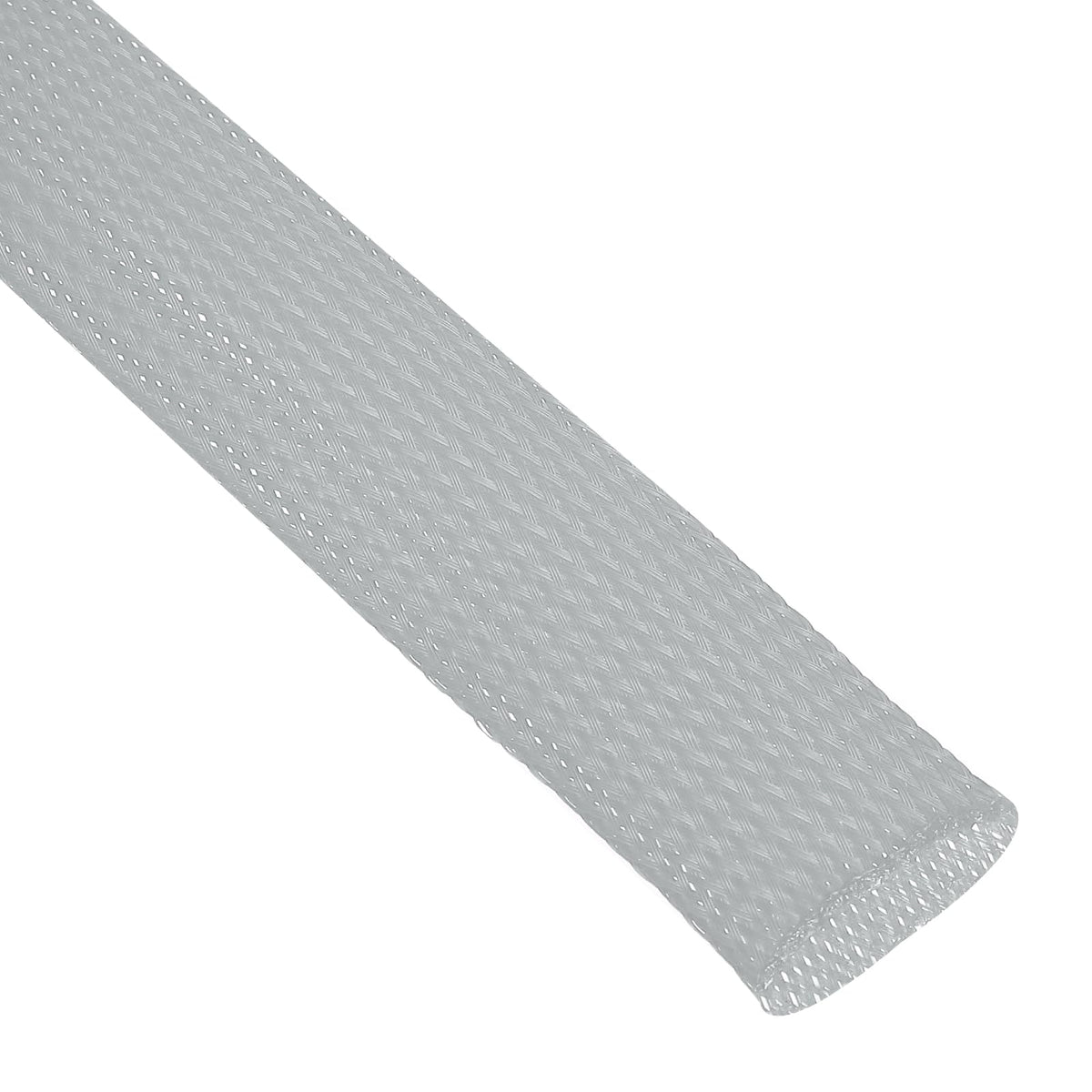uxcell expandable sleeving 1 inch gray width ideal for neat wire management