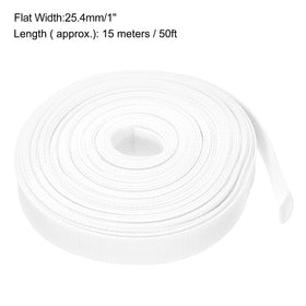 uxcell expandable sleeving flexible white material supports durable high-temp wiring