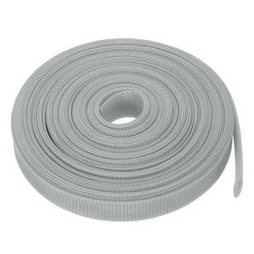 uxcell expandable sleeving 50ft gray protects and organizes bundles of cables