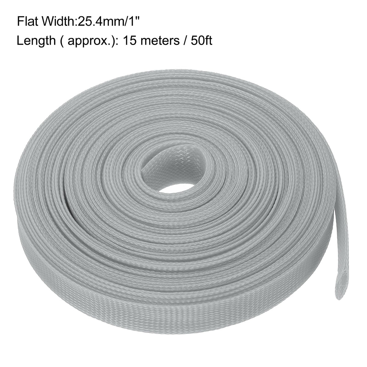 uxcell expandable sleeving cut to length shows easy customization