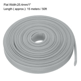 uxcell expandable sleeving cut to length shows easy customization