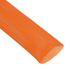 uxcell expandable sleeving orange cut-to-length shows easy customization and insulation