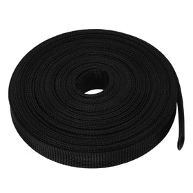 uxcell expandable sleeving close-up showing flexible polyethylene insulation for neat cable protection.