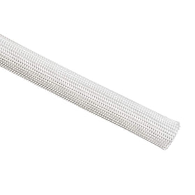 uxcell front packaging of 12mm fiberglass sleeve showing product length and benefit