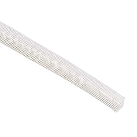 uxcell front packaging showing white fiberglass braid sleeve protecting cables