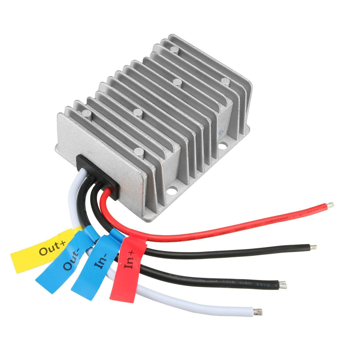uxcell front panel showing connectors and status, ensures clear installation