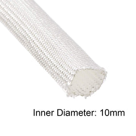 uxcell sleeve next to ruler showing 3.0m length and 10mm diameter scale