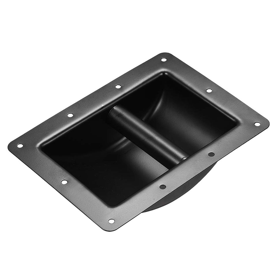 uxcell recessed speaker handle front view shows compact, space-saving grip for cabinets