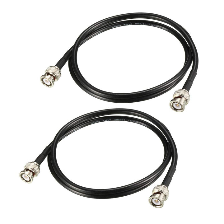 uxcell RG58 BNC front packaging showing two 3.3 ft cables and labeling for quick identification and convenience