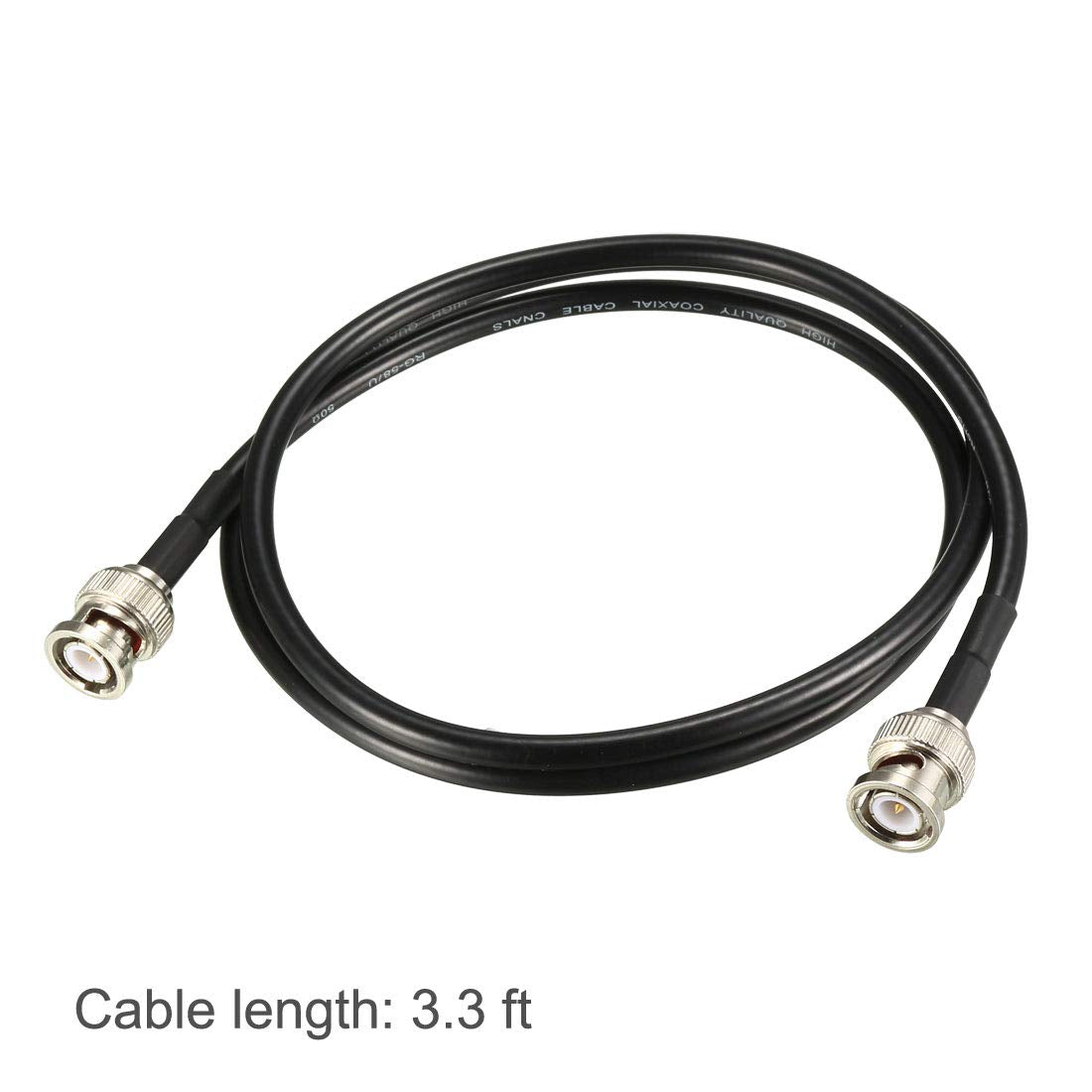 uxcell cable connected to an oscilloscope and signal generator illustrating stable RF measurements and easy hookup