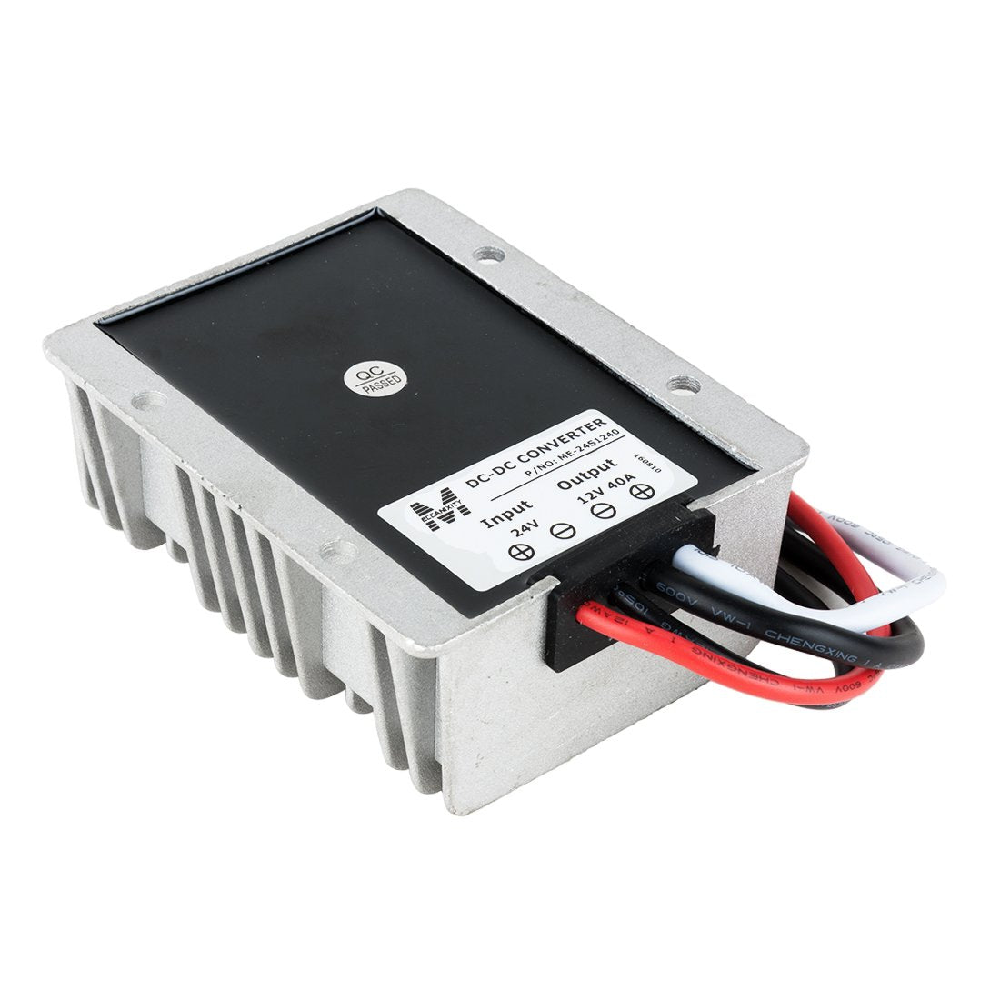 uxcell die-cast aluminum shell side view, durable impact and heat protection