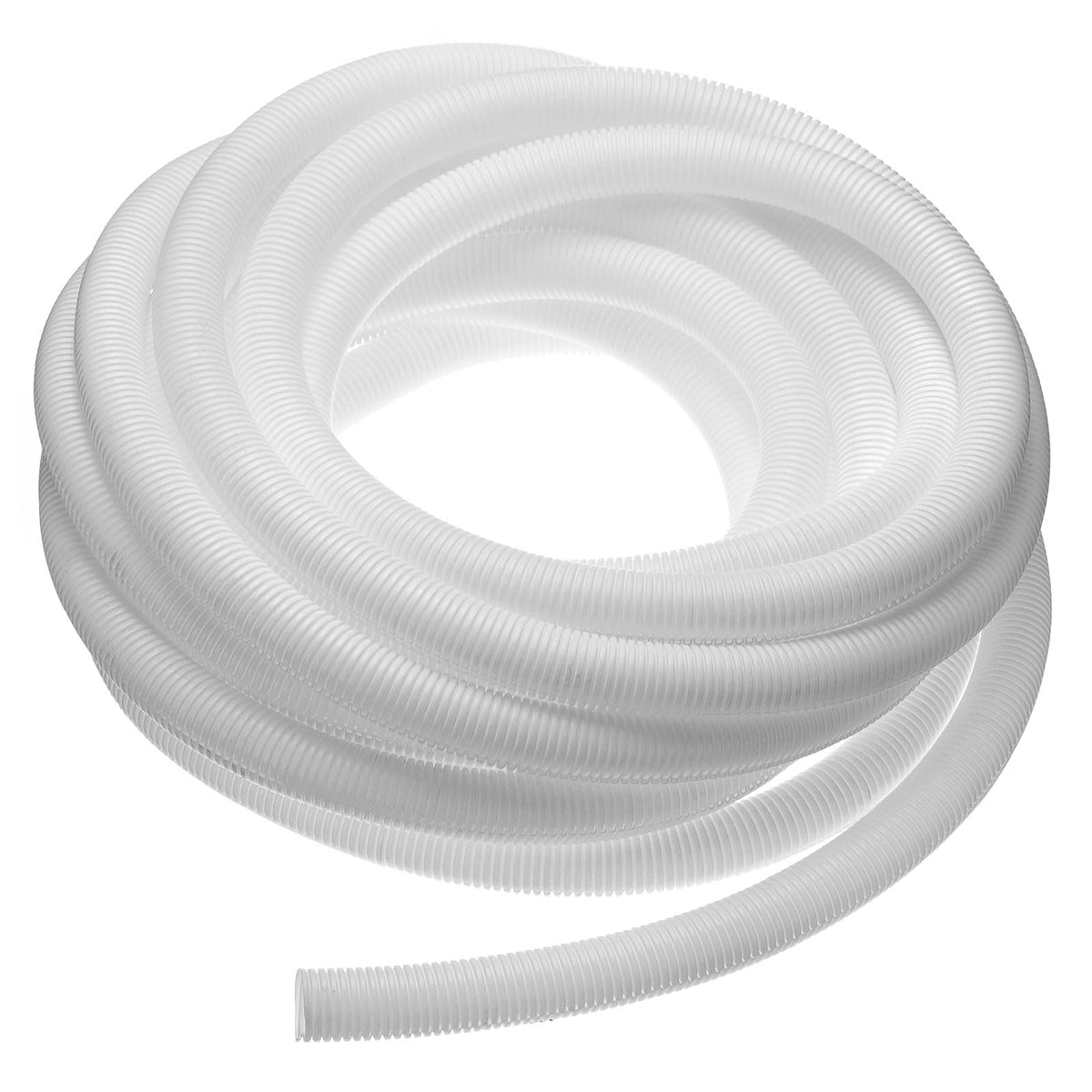uxcell split wire loom 3/4-inch 33ft white protects and organizes cables
