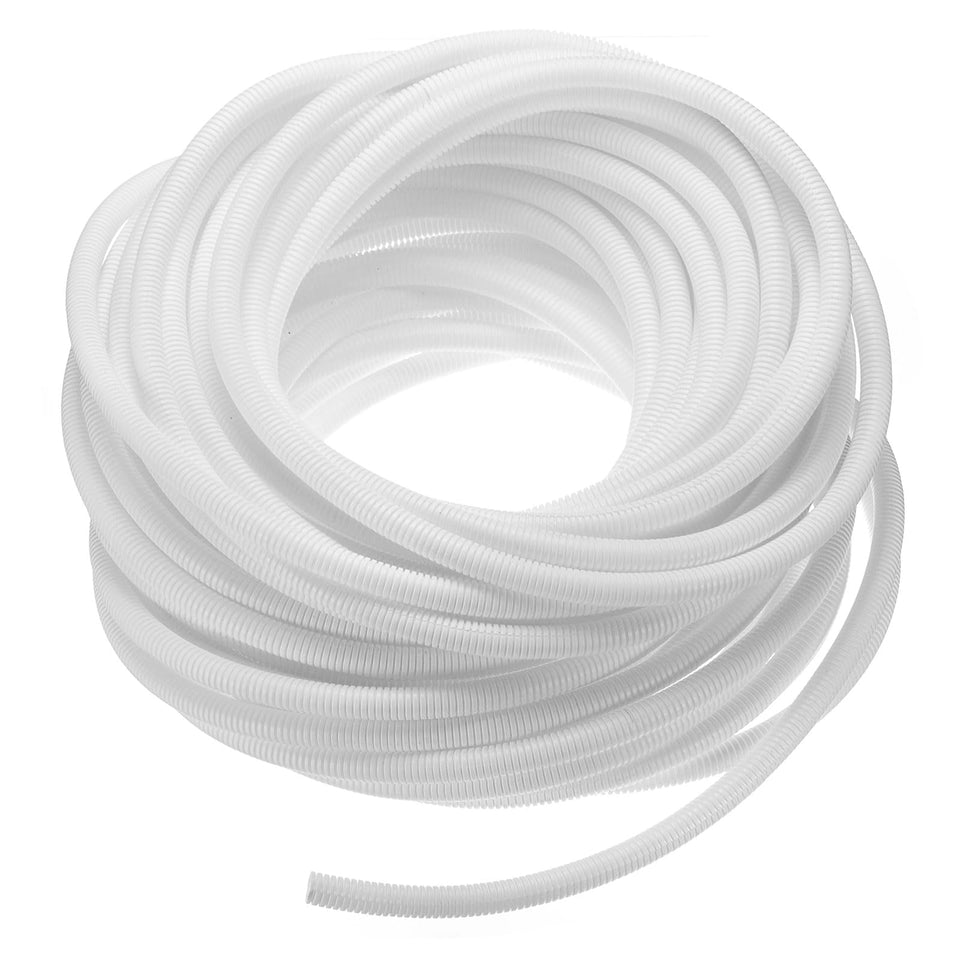 uxcell split wire loom tubing illustrates 3/8 inch diameter for durable cable protection
