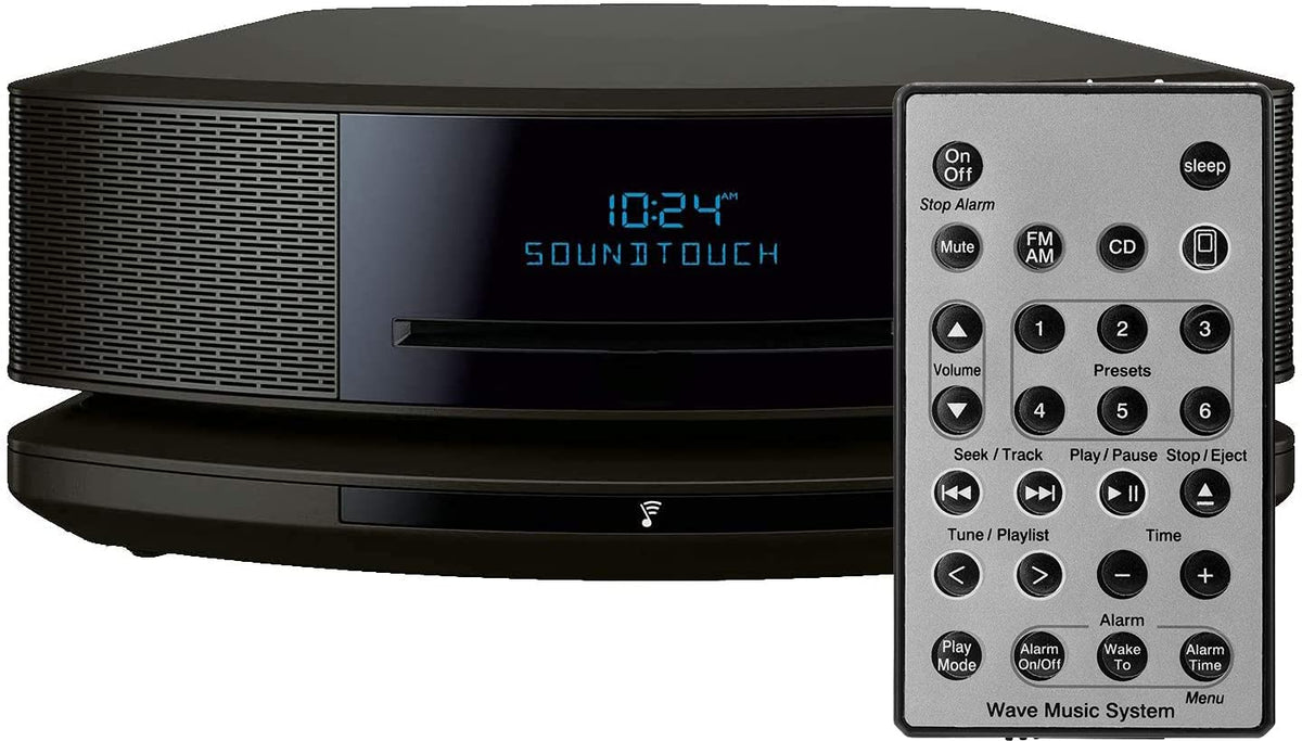 Uyibii Bose Wave remote silver close-up indicating no programming needed