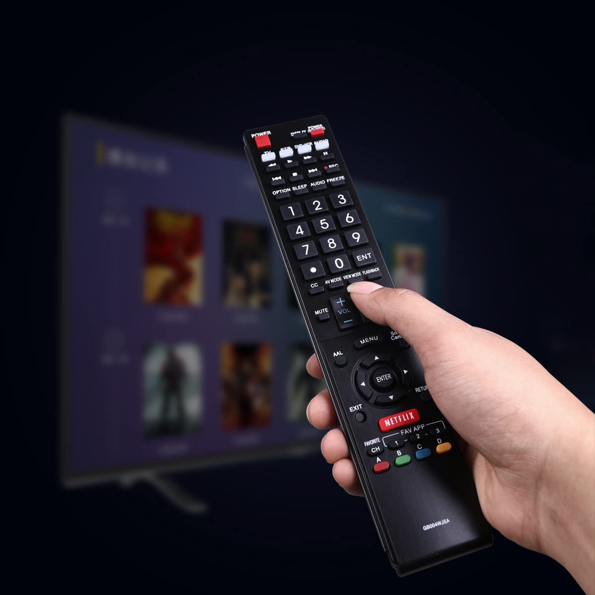 Uyibii remote compatibility list, supports many Sharp/Aquos models