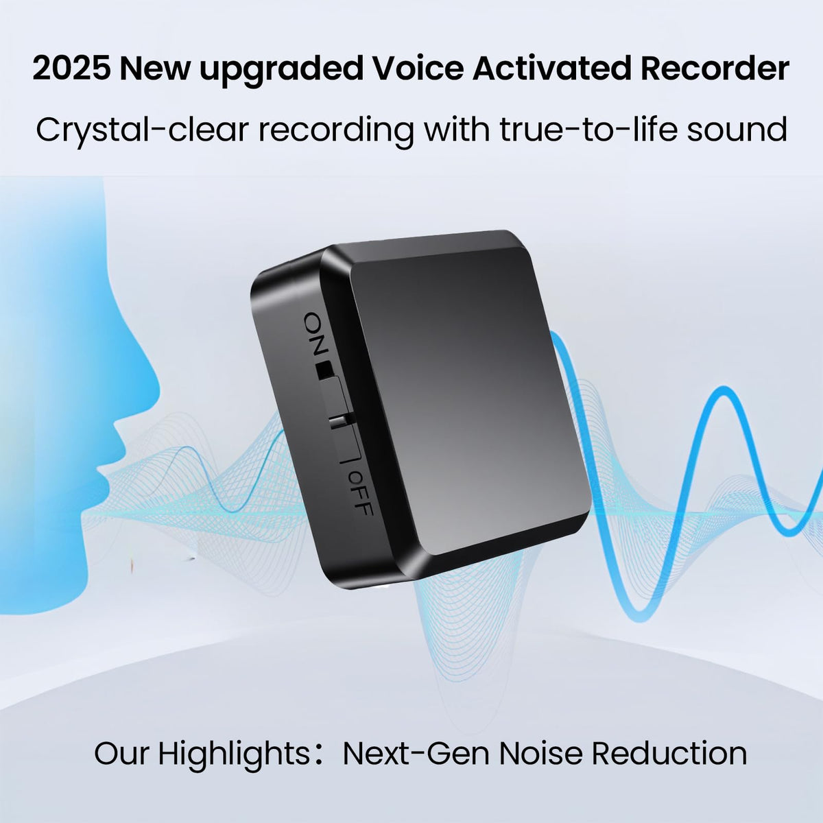 UYYIYY close-up of slide switch control for instant recording convenience