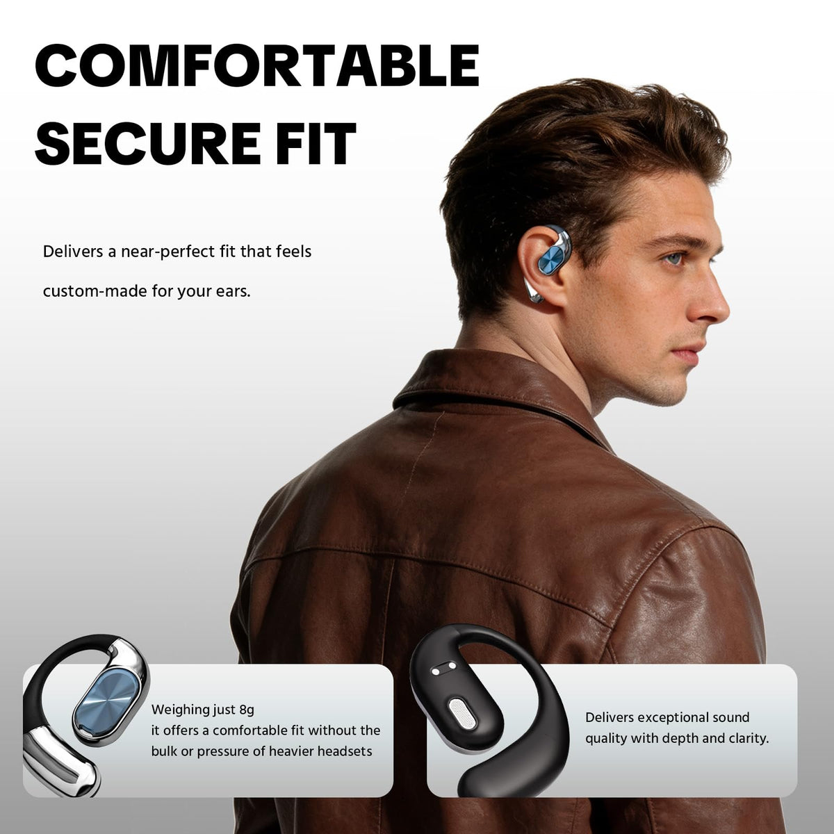 UZKO rotating hinge detail showing tactile swivel for personalized fit