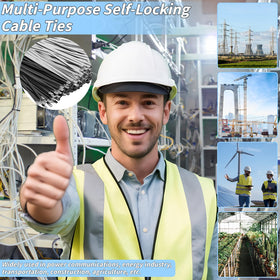 UZLU versatile ties for fences, gardens, farms and more.
