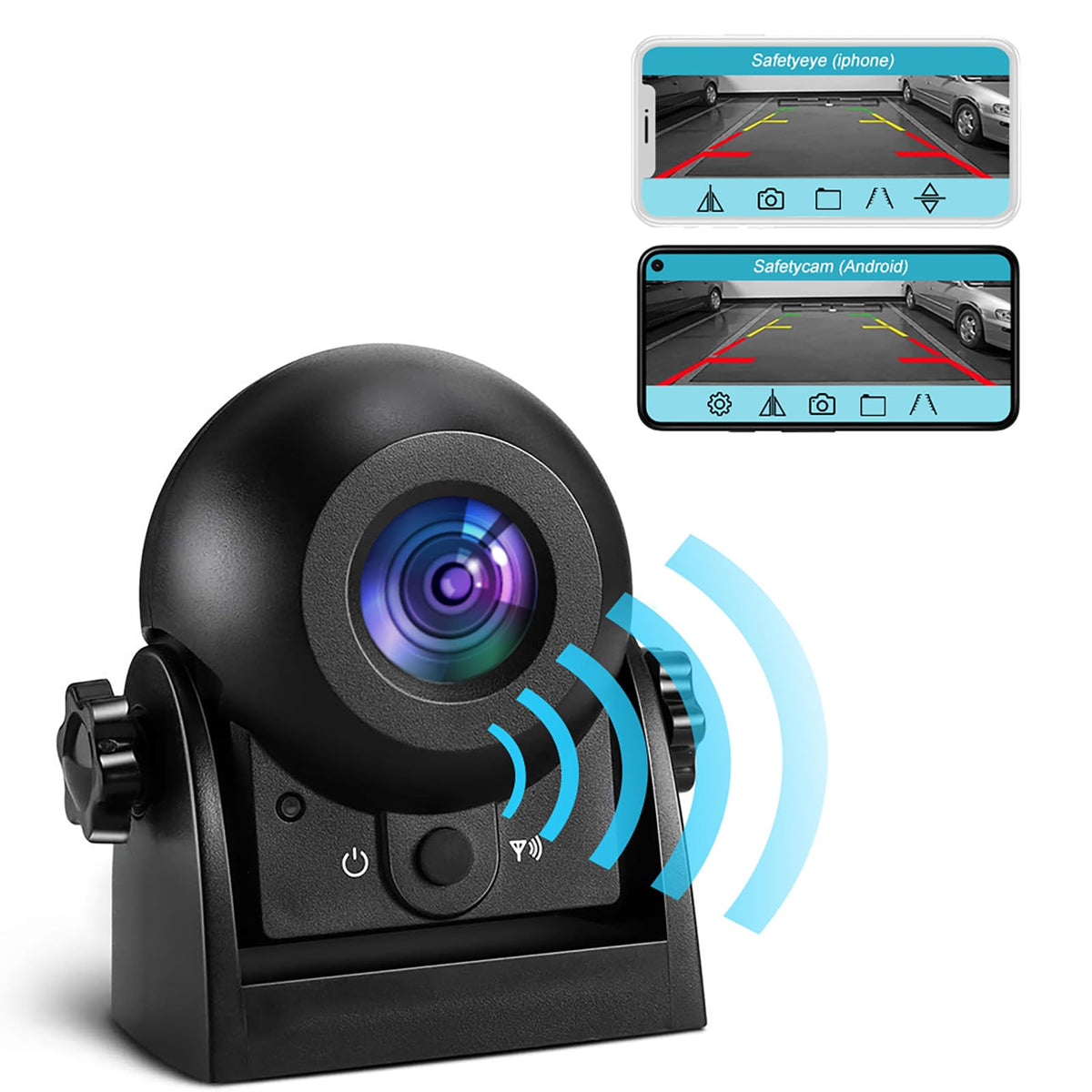 Uzone Wireless Backup Camera with magnetic base for quick repositioning and mounting.