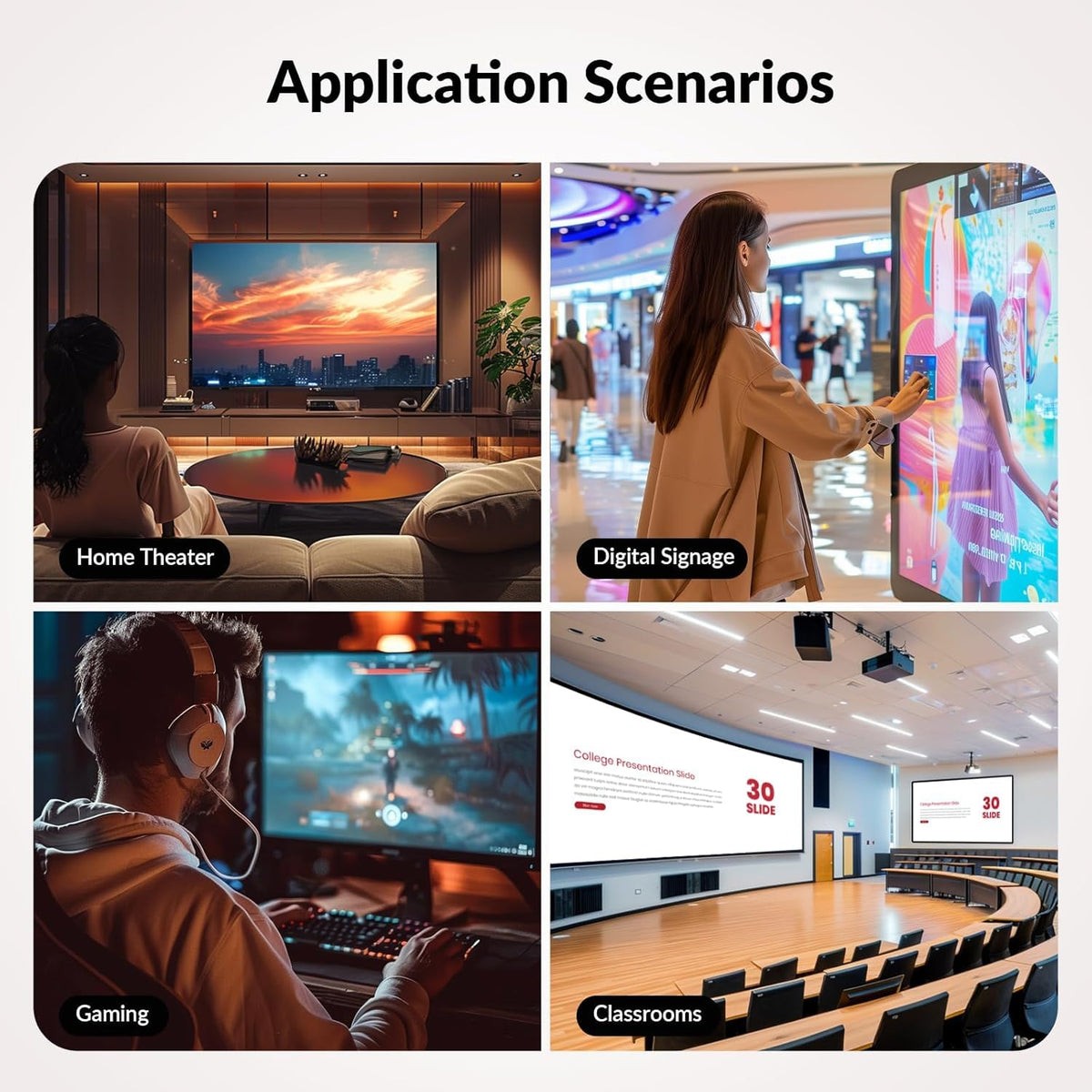 AV Access HDMI compatibility with HDCP 2.2 for modern devices.