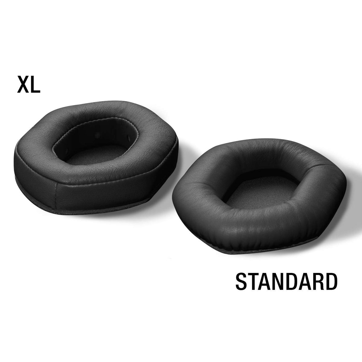 V-MODA XL cushions fit Crossfade headphones, showing compatibility for long sessions