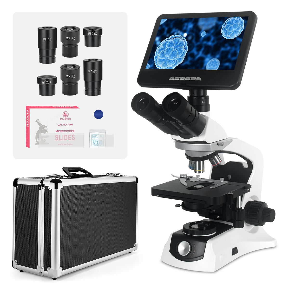 Vabiooth infinity-corrected trinocular assembly delivering crisp flat-field imaging