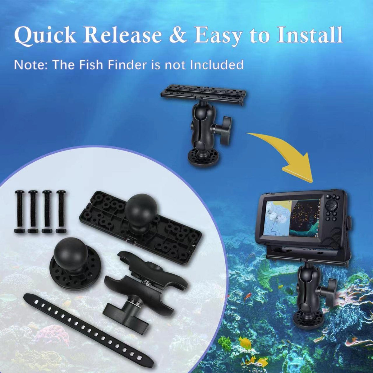 Vadaxx package includes screws and nuts for quick setup