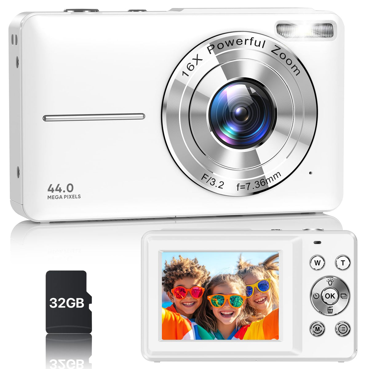 VAHOIALD front view showing compact camera and benefits of portability