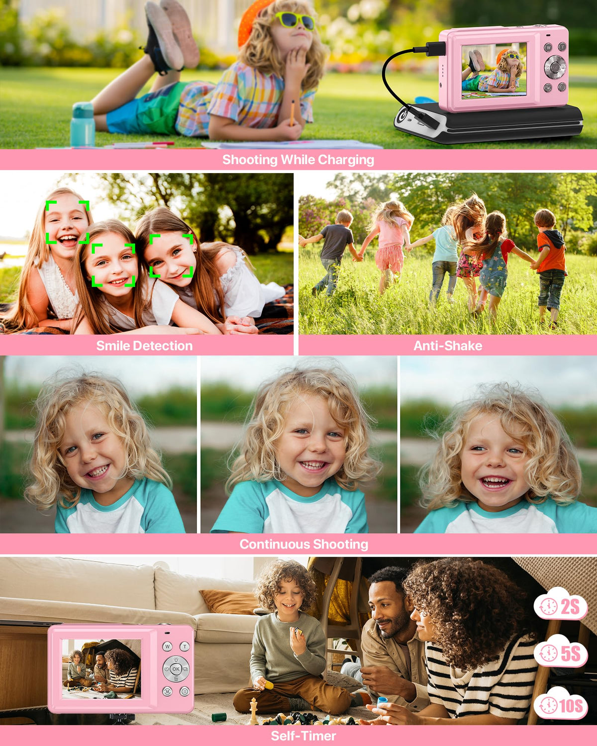 VAHOIALD lifestyle shot of family outdoors capturing moments for everyday memory benefit