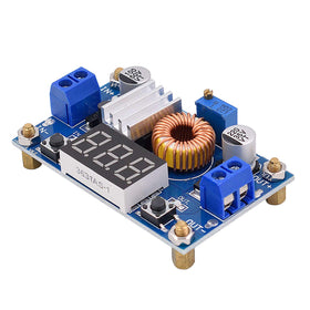 Valefod close-up of blue potentiometer for precise voltage adjustment and control