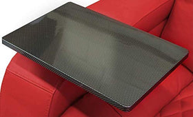 Valencia tray table care and clean design keeps a polished look
