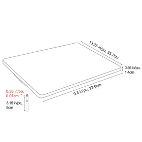 Valencia tray table clamp attaches securely to chair arm for a tight fit
