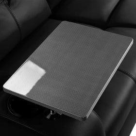 Valencia tray table installs in seconds without tools