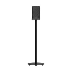 Valerion ThunderBeat stand side view highlighting minimalist design for sleek home theater
