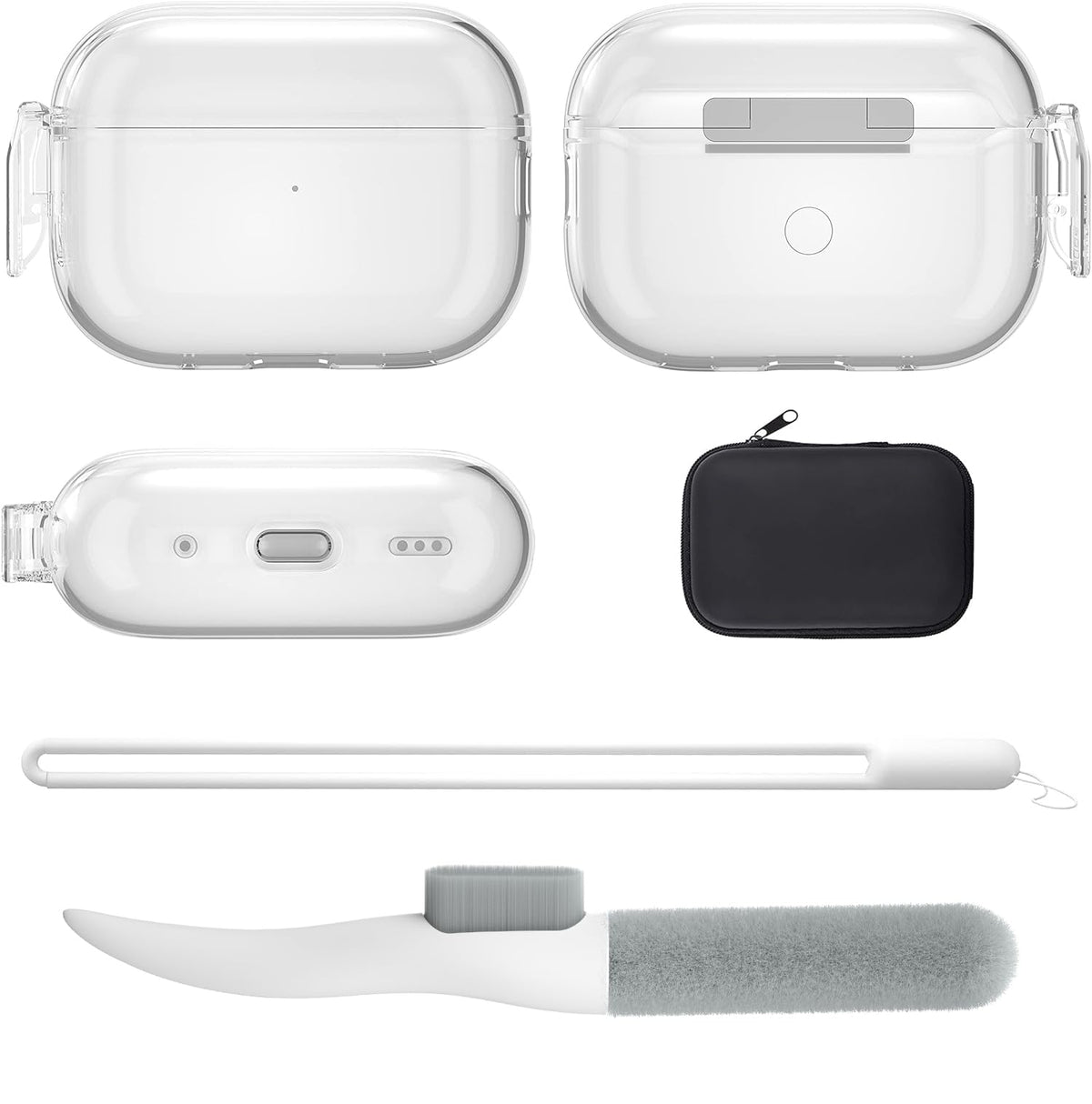 Lanyard-equipped case fits AirPods Pro 1st and 2nd gen.