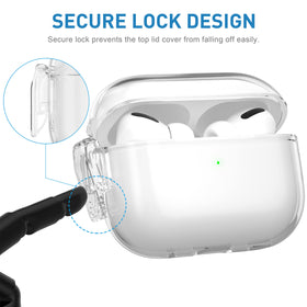 ValKit transparent case shields AirPods Pro 2 from scratches without yellowing.