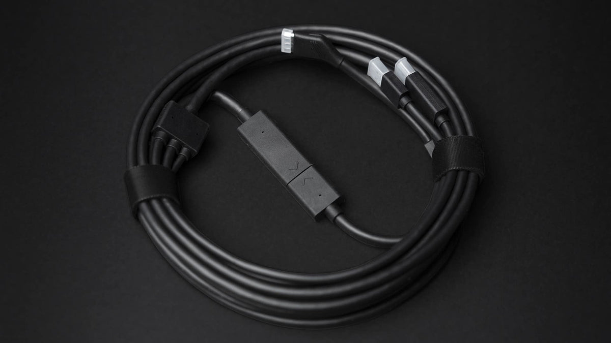 Valve Index replacement tether clip set close-up highlighting cable management for Valve Index VR