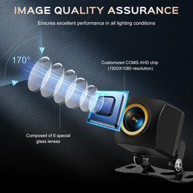 Vampolo camera shows nano sealing for dust and water resistance during washes and rain.