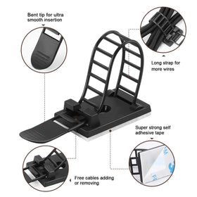 VAMRONE adjustable-wire-clip allows easy cable addition or removal.