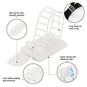 Closeup of VAMRONE 3M adhesive backing on clips for strong hold