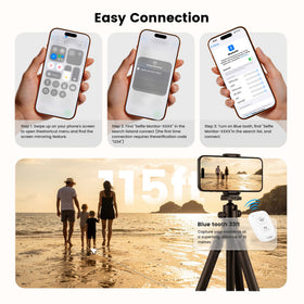 Vamvo screen mirroring preview of phone for accurate composition