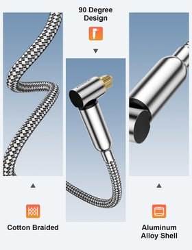 VANAUX aluminum shell on Toslink connector for durable, long-lasting use.